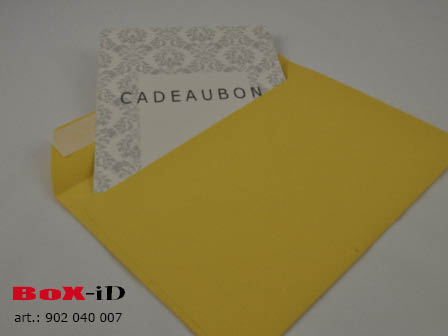 Env mat jaune                                        16.2x22.9cm